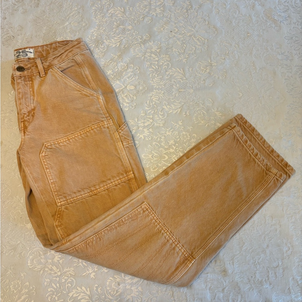 Free People Dover High Rise Carpenter Jeans - Picture 1 of 10